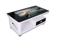 55 นิ้วสำหรับเกม / โฆษณา / นิทรรศการ LCD หน้าจอสัมผัสแบบ Capacitive แบบโต้ตอบ Digital Drawer Smart Touch Table