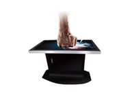 โต๊ะกาแฟหน้าจอสัมผัสอัจฉริยะในร่มตารางหน้าจอสัมผัสแบบมัลติทัช LCD แบบกันน้ำ