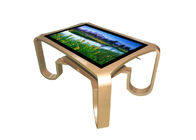 โต๊ะสัมผัส 43 นิ้ว Windows หน้าจอสัมผัสโต๊ะกาแฟห้างสรรพสินค้าออนไลน์จอแสดงผลโฆษณา LCD หน้าจอดิจิตอล