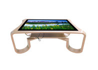 โต๊ะสัมผัส 43 นิ้ว Windows หน้าจอสัมผัสโต๊ะกาแฟห้างสรรพสินค้าออนไลน์จอแสดงผลโฆษณา LCD หน้าจอดิจิตอล