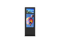 32 + 55 นิ้วในร่มหน้าจอ LCD โฆษณากลางแจ้ง Totem Kiosk CMS ซอฟต์แวร์จอแสดงผล LCD ป้ายดิจิตอลและจอแสดงผล