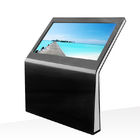 1080P 55 นิ้วขนาดใหญ่ WIFI ขาตั้งพื้น Honrizontal Multi Touch Screen ข้อมูล Kiosk All In One Computer