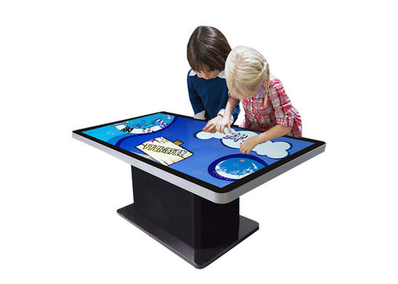 55''HD Smart Waterproof Interactive ตาราง หน้าจอ LCD มัลติทัช ตาราง ในอาคาร
