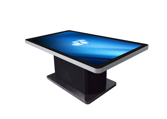 55''HD Smart Waterproof Interactive ตาราง หน้าจอ LCD มัลติทัช ตาราง ในอาคาร