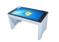 ซุ้มโฆษณาวิดีโอ HD โต๊ะกาแฟหน้าจอสัมผัสอัจฉริยะพร้อม Capacitive Multi Touch