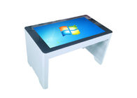 ซุ้มโฆษณาวิดีโอ HD โต๊ะกาแฟหน้าจอสัมผัสอัจฉริยะพร้อม Capacitive Multi Touch