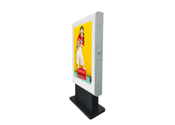 Kiosk Digital Signage Outdoor Digital Advertising Screen Signage Display จอ LCD แนวตั้งกลางแจ้ง