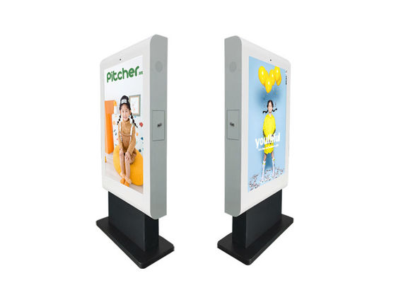 Kiosk Digital Signage Outdoor Digital Advertising Screen Signage Display จอ LCD แนวตั้งกลางแจ้ง