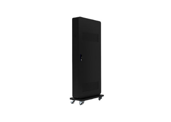 กันน้ำ 43 "ป้ายดิจิตอล LCD ขับเคลื่อนด้วยแบตเตอรี่ Outdoor Kiosk LCD Outdoor Display หน้าจอโปสเตอร์ดิจิตอลแบบพกพา