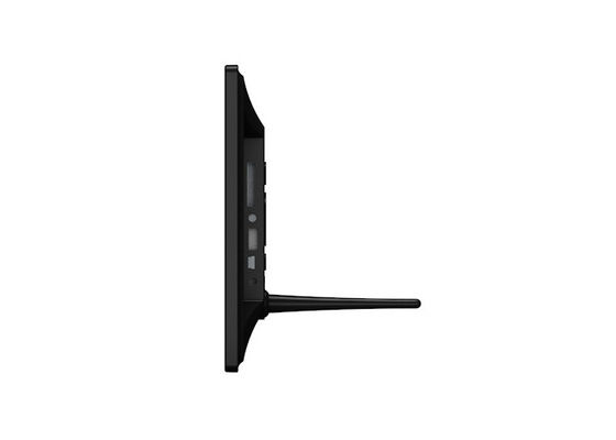 12 นิ้ว WiFi Frameo Video Digital Photo Frame พร้อมกราฟเมฆไม้สีที่กําหนดเอง