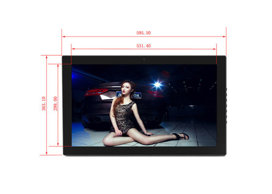 กรอบรูปดิจิตอลสีดำ / ขาว 24 นิ้วซื้อ Video Displayer พร้อมฟังก์ชั่น WiFi ที่ดีที่สุด