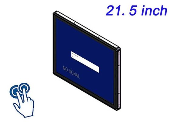 21จอสัมผัสที่ติดตั้งขนาด 0.5 นิ้ว สําหรับเทอร์มิเนลบันเทิง, แดชบอร์ดอุตสาหกรรม, เครื่องมือการฝึกอบรมของบริษัท และการตรวจสอบโรงแรม