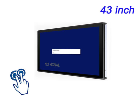 หน้าจอทัช 43 นิ้ว สําหรับจอเมืองฉลาด สนามกีฬา โฆษณาดิจิตอลแบบครอบคลุม และการติดตามอุตสาหกรรมขนาดใหญ่