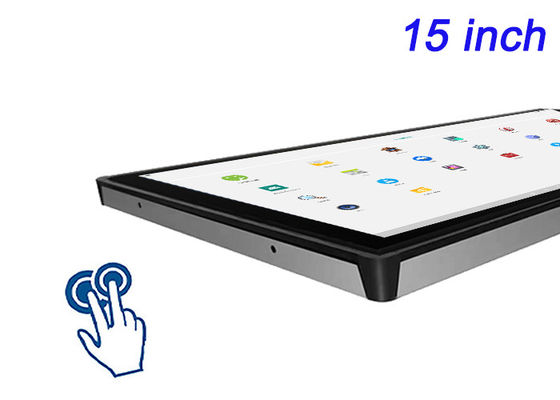 หน้าจอสัมผัส Android 15 นิ้ว สําหรับระบบรักษาความปลอดภัย, อัตโนมัติโกดัง, เครื่องขายเอง, และอินเตอร์เฟสการขนส่ง
