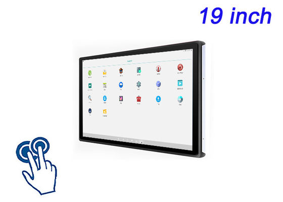 หน้าจอสัมผัส Android 19 นิ้ว สําหรับระบบรักษาความปลอดภัย อัตโนมัติโรงงาน อินเตอร์เฟซการขนส่ง และปานิลข้อมูลสาธารณะ