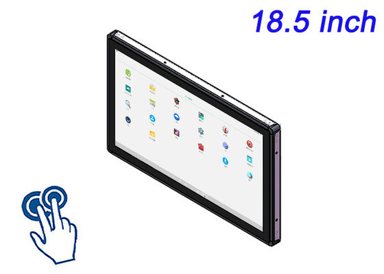 18มอนิเตอร์ติดต่อ Android ขนาด 0.5 นิ้ว สําหรับอุปกรณ์ฟิตเนส, จอชี้ทาง, คิออสก์ขนส่ง และระบบบันเทิง
