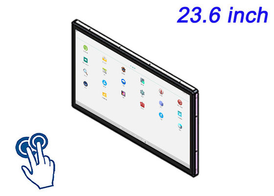 23.6 นิ้ว Android Embedded Touch Display สําหรับการวินิจฉัยทางการแพทย์, เครื่อง CNC, การติดตามน้ํามันและก๊าซ, และแอพลิเคชั่น HMI ที่ก้าวหน้า