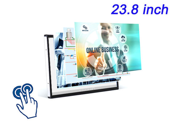 23.8 นิ้ว Android Embedded Touch Screen สําหรับแอปพลิเคชั่นโรงแรม เครื่อง CNC แดชบอร์ดโลจิสติกส์ และป้ายดิจิตอล