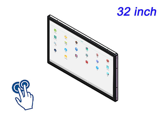 มอนิเตอร์สัมผัส Android 32 นิ้ว สําหรับศูนย์บัญชาการ, จานแสดงผลการขนส่งสาธารณะ, แดชบอร์ดโลจิสติกส์ และปานล์โฆษณาดิจิตอล