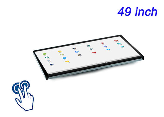 หน้าจอสัมผัสที่ติดตั้ง Android ขนาด 49 นิ้ว สําหรับจอเมืองฉลาด, อินเตอร์เฟซสนาม, โฆษณาขายปลีกขนาดใหญ่ และศูนย์บัญชาการ