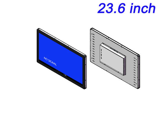 23.6 นิ้ว Android Embedded Display สําหรับการวินิจฉัยทางการแพทย์ เครื่อง CNC ระบบน้ํามันและก๊าซ และแพนล์ควบคุมที่ทันสมัย