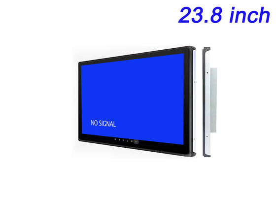 23.8 นิ้ว Android Touch Embedded Screen สําหรับแอพลิเคชั่นโรงแรม เครื่อง CNC แดชบอร์ดโลจิสติกส์ และป้ายดิจิตอล