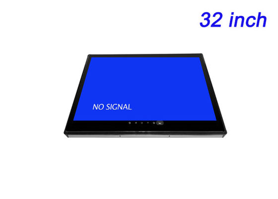 มอนิเตอร์ 32 นิ้ว Android ที่ติดตั้งสําหรับระบบเฝ้าระวัง, จอแสดงภาพสนามบิน, แผ่นขนส่งสาธารณะ และการติดตามอุตสาหกรรมขนาดใหญ่