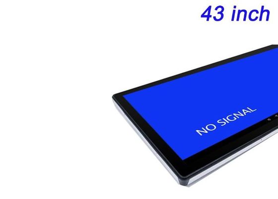 หน้าจอที่ติดตั้ง Android ขนาด 43 นิ้ว สําหรับโครงสร้างพื้นฐานที่สมาร์ท, จอแสดงผลการแข่งขันสนามกีฬา, ประสบการณ์การค้าปลีกแบบครอบคลุม และระบบเกม