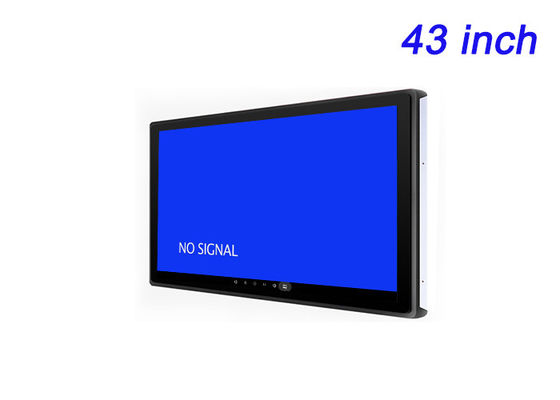 หน้าจอที่ติดตั้ง Android ขนาด 43 นิ้ว สําหรับโครงสร้างพื้นฐานที่สมาร์ท, จอแสดงผลการแข่งขันสนามกีฬา, ประสบการณ์การค้าปลีกแบบครอบคลุม และระบบเกม