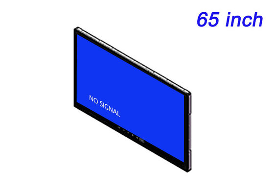 หน้าจอที่ติดตั้ง Android ขนาด 65 นิ้ว สําหรับโครงสร้างพื้นฐานที่สมาร์ท การโฆษณาดิจิตอลระดับสูง ศูนย์ควบคุมและระบบบันเทิง