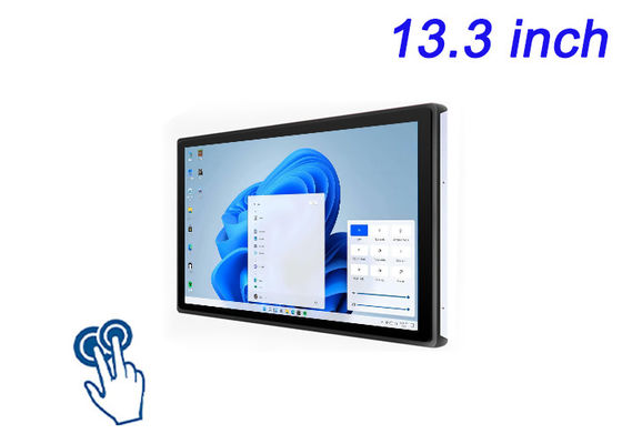 13.3 นิ้ว Windows Touch Embedded Monitor สําหรับการชําระสินค้าปลีก, สัญญาณดิจิตอลอินเตอร์เอ็กทีฟิค, Smart Home Hubs, และคอนโทรลพานิล
