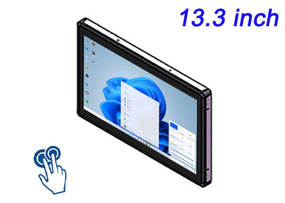 13.3 นิ้ว Windows Touch Embedded Monitor สําหรับการชําระสินค้าปลีก, สัญญาณดิจิตอลอินเตอร์เอ็กทีฟิค, Smart Home Hubs, และคอนโทรลพานิล