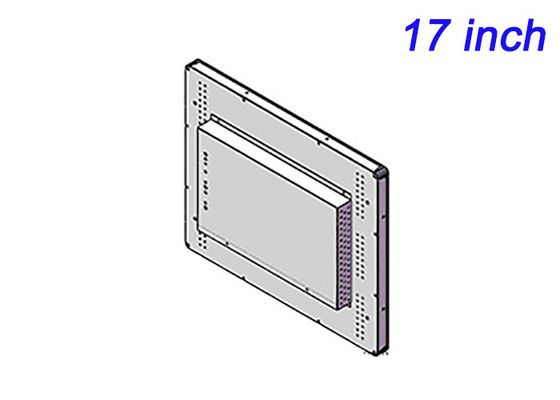 จอจอ 17 นิ้ว Windows Touch Embedded Display สําหรับอุปกรณ์เครื่องบินอวกาศ อุปกรณ์ห้องปฏิบัติการ ระบบจัดการพลังงาน และแผ่นข้อมูลสาธารณะ