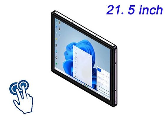 21.5 นิ้ว Windows Touch Embedded Screen สําหรับระบบบันเทิง อินเตอร์เฟซฝึกอบรมบริษัท โซลูชั่นโรงแรม และดัสบอร์ดอุตสาหกรรม