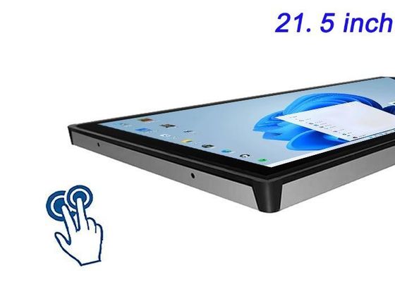 21.5 นิ้ว Windows Touch Embedded Screen สําหรับระบบบันเทิง อินเตอร์เฟซฝึกอบรมบริษัท โซลูชั่นโรงแรม และดัสบอร์ดอุตสาหกรรม