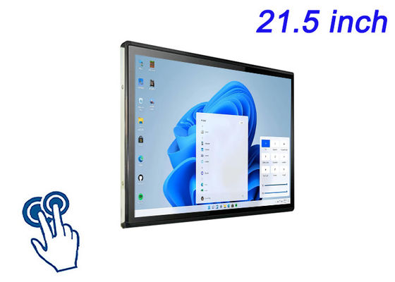 21.5 นิ้ว Windows Touch Embedded Screen สําหรับระบบบันเทิง อินเตอร์เฟซฝึกอบรมบริษัท โซลูชั่นโรงแรม และดัสบอร์ดอุตสาหกรรม