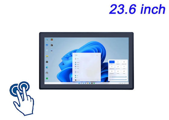 23จอจอสัมผัส Windows ขนาด.6 นิ้ว สําหรับการวินิจฉัยทางการแพทย์ เครื่อง CNC ระบบโรงแปรรูปน้ํามัน และแผ่นควบคุมที่ทันสมัย