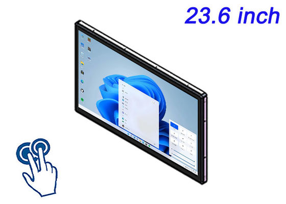 23จอจอสัมผัส Windows ขนาด.6 นิ้ว สําหรับการวินิจฉัยทางการแพทย์ เครื่อง CNC ระบบโรงแปรรูปน้ํามัน และแผ่นควบคุมที่ทันสมัย
