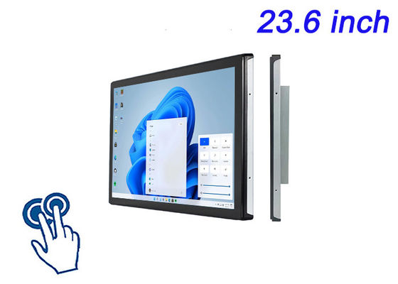 23จอจอสัมผัส Windows ขนาด.6 นิ้ว สําหรับการวินิจฉัยทางการแพทย์ เครื่อง CNC ระบบโรงแปรรูปน้ํามัน และแผ่นควบคุมที่ทันสมัย