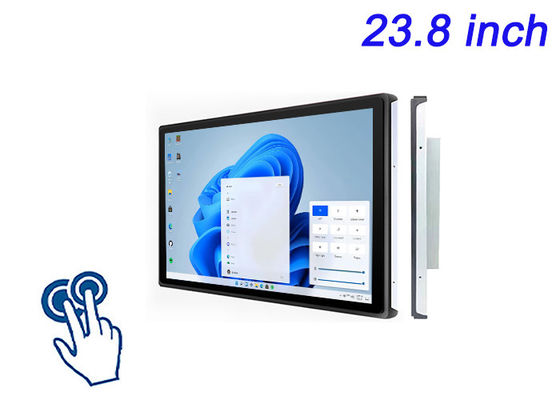 23.8 นิ้ว Windows Touch Embedded Screen สําหรับการแสดงสัญญาณดิจิตอล, บอร์ดสีขาวปฏิสัมพันธ์, การสั่งอาหารบนโต๊ะร้านอาหาร, และการติดตามความปลอดภัย