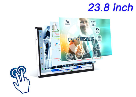 23.8 นิ้ว Windows Touch Embedded Screen สําหรับการแสดงสัญญาณดิจิตอล, บอร์ดสีขาวปฏิสัมพันธ์, การสั่งอาหารบนโต๊ะร้านอาหาร, และการติดตามความปลอดภัย