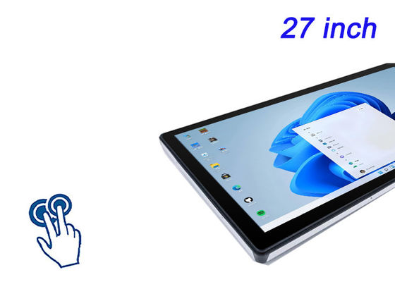 หน้าจอสัมผัส 27 นิ้วสําหรับงานแสดงสินค้า โฆษณาปฏิสัมพันธ์ แอปพลิเคชั่นปลีกระดับสูง และระบบคําสั่ง