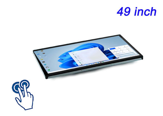 หน้าจอที่ติดต่อกับระบบ Windows 49 นิ้ว สําหรับเกมส์แบบครบถ้วน ภาพป้ายดิจิตอลขนาดใหญ่ ศูนย์บัญชาการและควบคุม และจอปฏิสัมพันธ์ระดับสูง