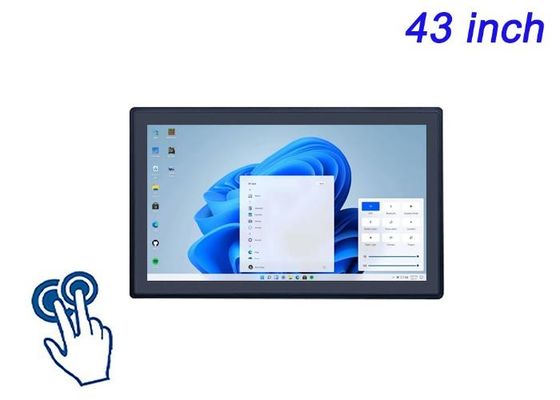 หน้าจอสัมผัสในระบบ Windows ขนาด 43 นิ้ว สําหรับจอเมืองฉลาด, อินเตอร์เฟซสนามการแข่งขัน, โซลูชั่นการค้าปลีกแบบ Immersive และระบบเกม