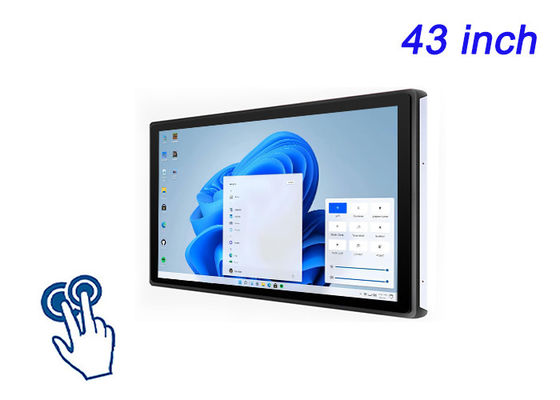 หน้าจอสัมผัสในระบบ Windows ขนาด 43 นิ้ว สําหรับจอเมืองฉลาด, อินเตอร์เฟซสนามการแข่งขัน, โซลูชั่นการค้าปลีกแบบ Immersive และระบบเกม