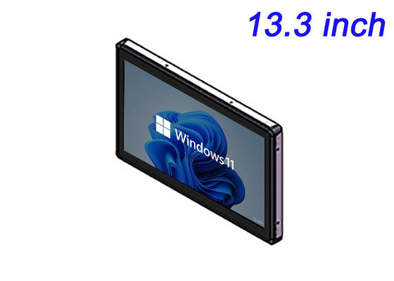 13.3 นิ้ว Windows Embedded Monitor สําหรับระบบการค้าปลีก, อัตโนมัติโรงงาน, อุปกรณ์ฉลาด, และปานล์ข้อมูลสาธารณะ