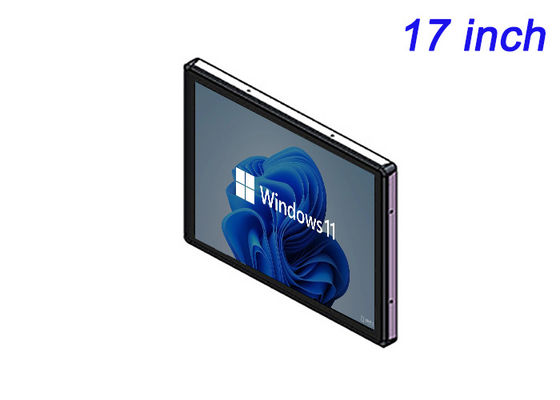 หน้าจอ Windows 17 นิ้ว สําหรับการใช้งานด้านอากาศศาสตร์ เครื่องมือห้องปฏิบัติการ ระบบจัดการพลังงาน และแผ่น HMI