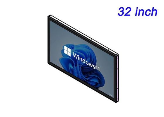 มอนิเตอร์ 32 นิ้ว Windows Embedded สําหรับระบบการเฝ้าระวัง, จอแสดงภาพสนามบิน, แผ่นขนส่งสาธารณะ และการเฝ้าระวังอุตสาหกรรม