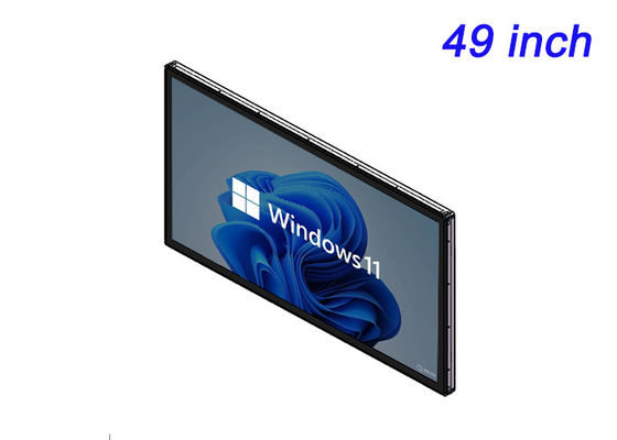 หน้าจอที่ติดต่อกับระบบ Windows 49 นิ้ว สําหรับเกมส์แบบครบถ้วน ภาพป้ายดิจิตอลขนาดใหญ่ ศูนย์บัญชาการและควบคุม และจอปฏิสัมพันธ์ระดับสูง