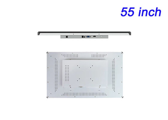 หน้าจอสัมผัส Windows ขนาด 55 นิ้ว สําหรับการนําเสนอของบริษัท, การติดตั้งศิลปะดิจิตอล, งานแสดงภาพพิพิธภัณฑ์แบบปฏิสัมพันธ์ และการประชุมวีดีโอระดับสูง